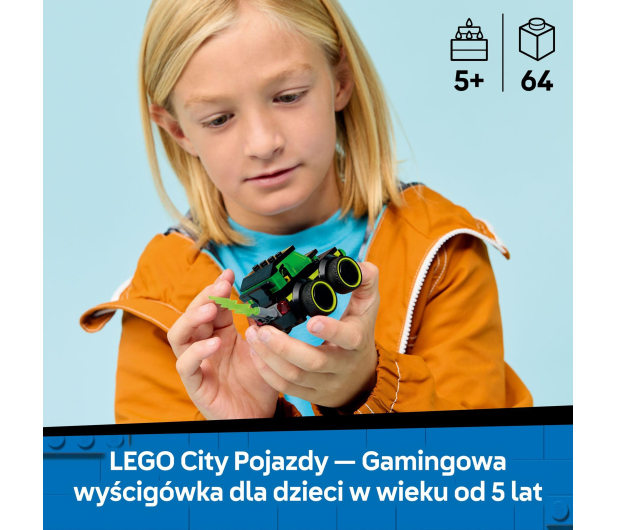LEGO CITY 60484 Pojazdy — gamingowa wyścigówka - 1473495 - zdjęcie 7